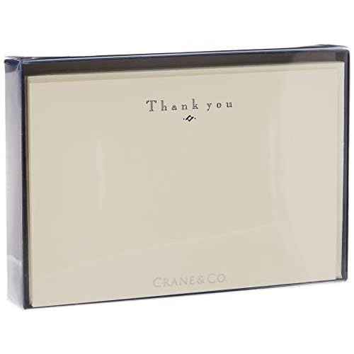 Crane & Co. Navy Hand Engraved Thank You Cards (CT3116),10 cards / 10 lined envelopes
