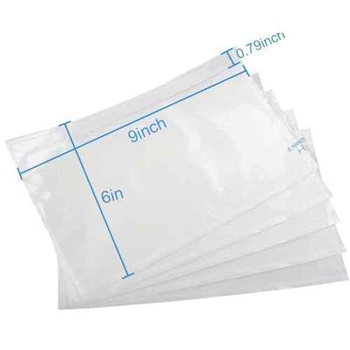 Coopaty 6" x 9" Adhesive Packing List Envelopes Clear Plastic Mailing Shipping Envelope Pouch (500 Pack)