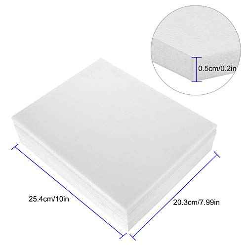30 Pack Foam Boards 8x10 Inch Foam Core Backing Board White 1/5" Thickness Mat Board Polystyrene Poster Board Signboard Perfect for Presentations School Office & Art Projects