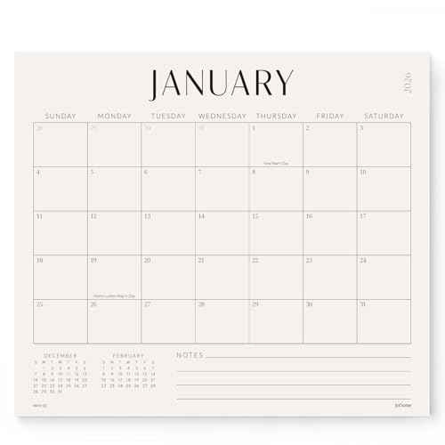 Jotsome Magnetic Calendar for Refrigerator 2025-2026, Monthly Fridge Calendar From Now to December 2026 13x11 inch, Easy Planning