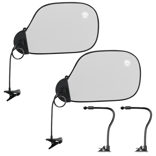 Yaomiao 2-Pack Adjustable Office Desk Shade Grey – 58x36 cm Privacy Cubicle Screen