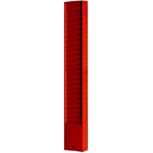 Wall Mounted Time Card Holder Rack, Metal, Model 159, Holds 25 9" Tall Cards-Black