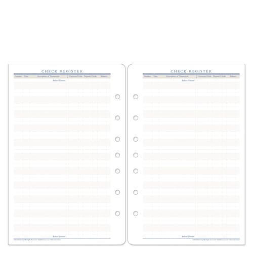 FranklinCovey Classic Check Register for Planners - 50 Pages