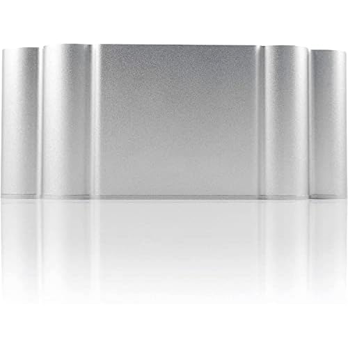 Glassboard Studio Magnetic Dry Erase Marker Holder - Aluminum Organizer with Powerful Neodymium Magnets for Magnetic Glassboards, Whiteboards, Refrigerator, Locker - White board Accessories & Storage