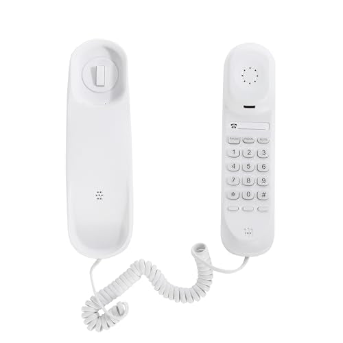 OF-990 Slimline Wall-Mount Corded Telephone No Power Needed