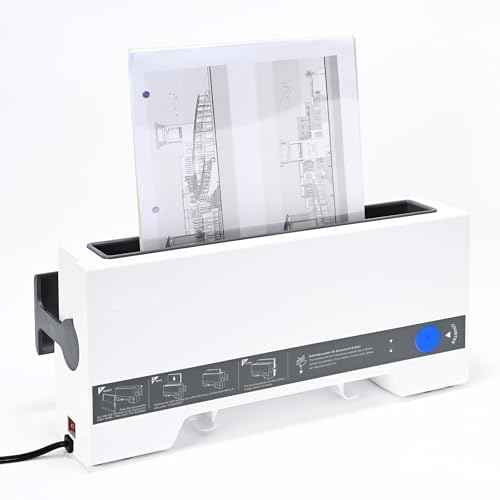 Generic Thermal Cinch Binding Machine, 12 Inch Thermal Book Binder, A4 Thermal Binding Machine with 15 Book Spines for DIY Notebook Journal Photo Document, Integrated Cooling Function