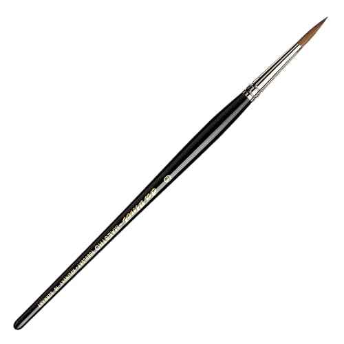 da Vinci Watercolor Series 10 Maestro Paint Brush, Round Kolinsky Red Sable, Size 6