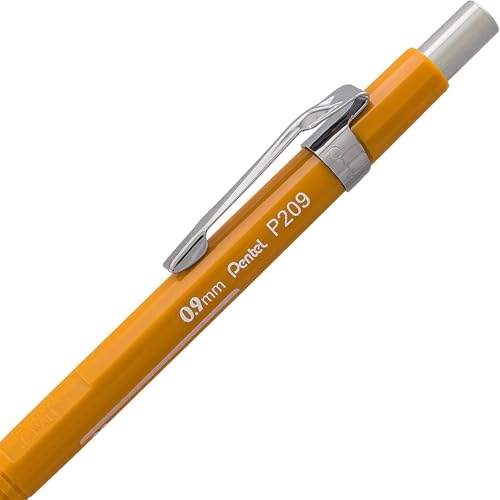 Pentel P209 Series Mechanical Pencil, 0.9mm Lead, 1 Box of 12 Pencils