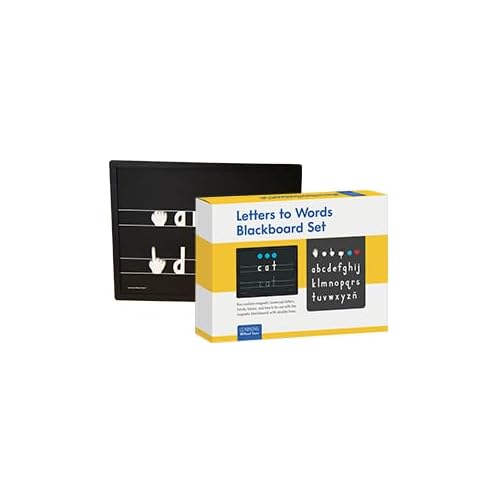 Handwriting Without Tears, Letters to Words Blackboard Set (Phonics Practice Hands-on multisensory Practice kit)