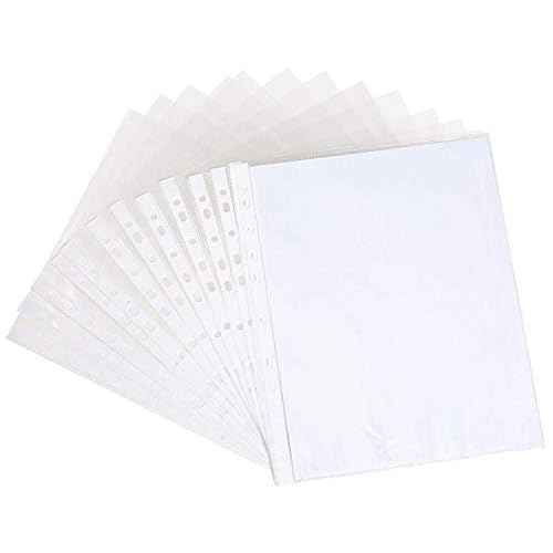 1000 Sheet Protectors 8.5 x 11, Clear Page Protectors, 11 Hole Economy Design, Lightweight Plastic Binder Sleeves, Acid and PVC Free, Clear Plastic Design, 9.25 x 11.25 Top Loaded