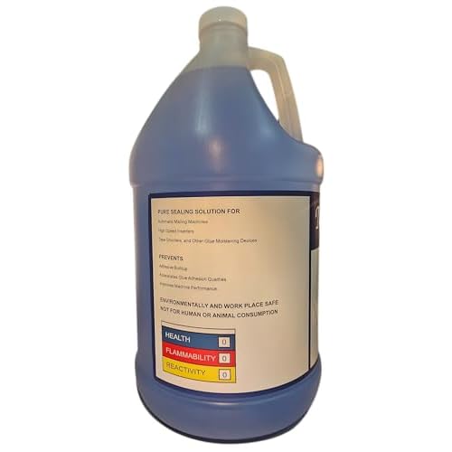 1 Gallon (128 Ounces) Magic Seal Mailing Machine Sealing Solution and Liquid Moistener for Larger Mailing Machines, inserters and Postal Equipment by Discount Supply Company