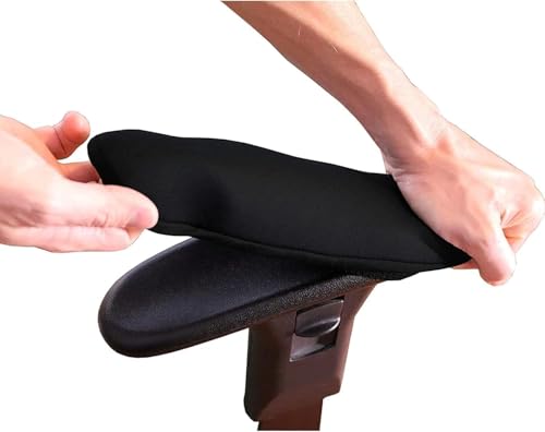 DHXYZZB Large Office Chair Arm Covers - Thickened Stretchable Armrest Pads, 2 Pieces