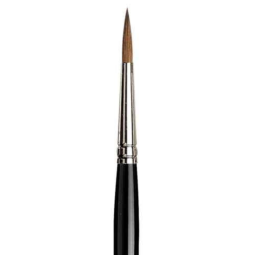 da Vinci Watercolor Series 10 Maestro Paint Brush, Round Kolinsky Red Sable, Size 6