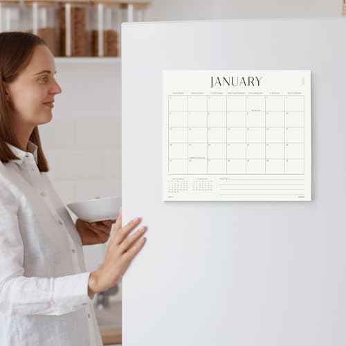 Jotsome Magnetic Calendar for Refrigerator 2025-2026, Monthly Fridge Calendar From Now to December 2026 13x11 inch, Easy Planning