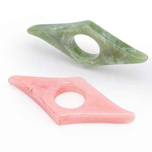 Thumb Page Holder for Reading 2Pack, Energy Pattern Thumb Bookmark, Book Opener Holder, Book Finger Page Holder, Book Accessories for Reading Lovers(Pink and Olive-Green£©