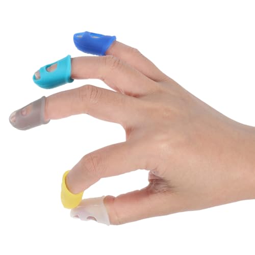 Molain 24-Pack Silicone Guitar Finger Protectors for Child & Beginner Practice