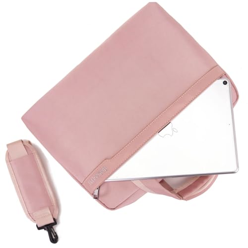 BARDOLPH Accordian File Folder with Handle, 12 Pocket Expanding Folder with Zipper, Heavy Duty Accordian Organizer (PINK)
