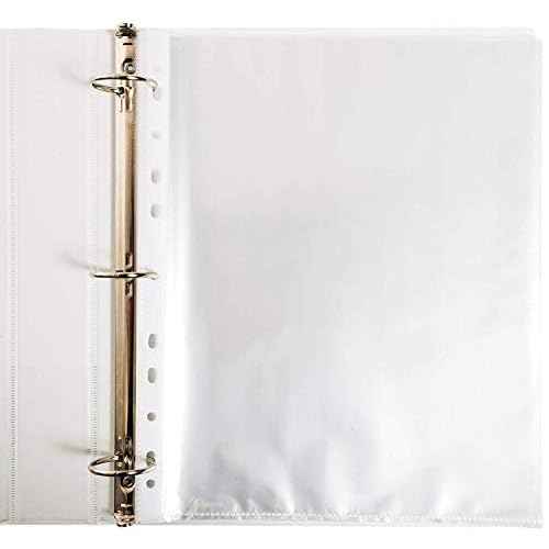 1000 Sheet Protectors 8.5 x 11, Clear Page Protectors, 11 Hole Economy Design, Lightweight Plastic Binder Sleeves, Acid and PVC Free, Clear Plastic Design, 9.25 x 11.25 Top Loaded