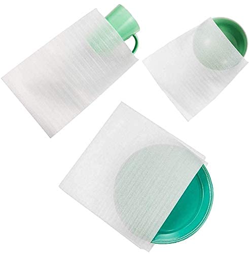 ALIN 60 Cushion Foam Pouches for Moving, Reusable Bubble Wrap