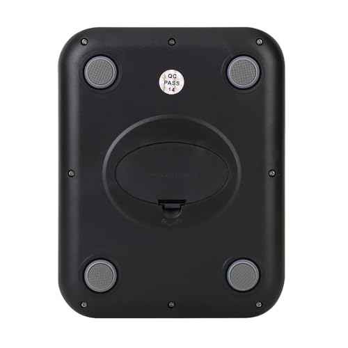 Digital Shipping Scale,Stainless Steel Panel, Accurate Portable Postal Scale for Packages, Small Business,Kitchen, Food, Handmade, Liquids, and Boutique (Black Battery (5kg/1g))