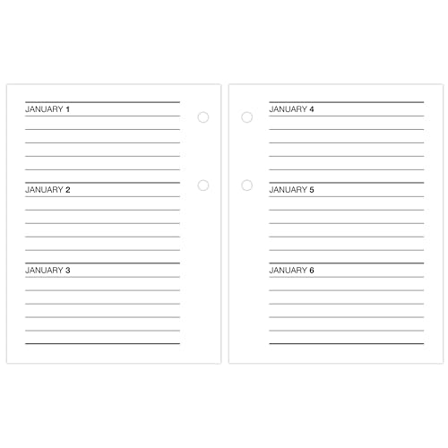 AT-A-GLANCE 2026 Desk Calendar Refill, Daily, 3" x 3-3/4", Mini, Loose-Leaf (E9195026)