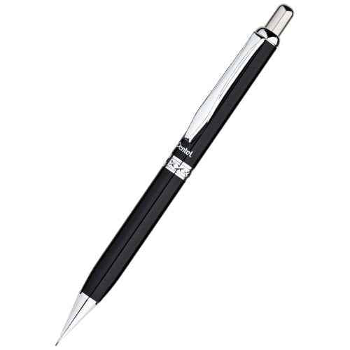Pentel Libretto Roller Gel Pen and Pencil Set with Gift Box, Pen 0.7mm and Pencil 0.5mm, Black Barrels (K6A8A-A)