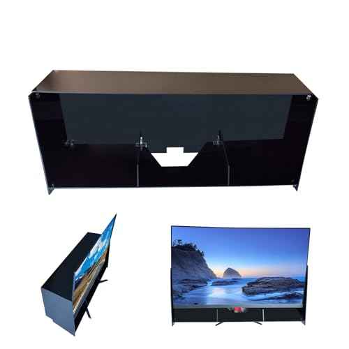 External Case for Desktop Monitor - Desk Organizer - Acrylic Organizer for All Small Office Storage Items (Straight Edge, 11 inch)