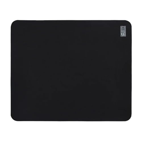 Mouse Pads EspTiger Shan Hai Series Tang Dao (480 x 400 x 4mm) Standard Size SlimFlex Base Delicate Blended Composite Flat Fiber Woven Fabric Large Cloth Gaming Mousepad ? Black