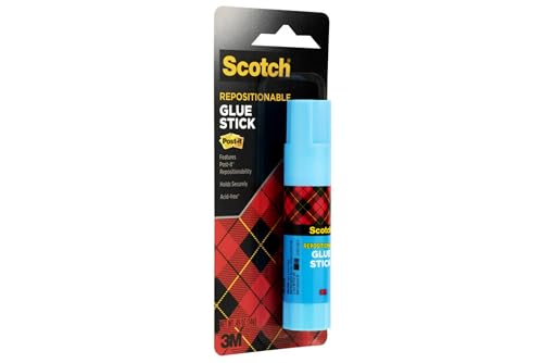 3M Removable Restickable Glue Stick .49oz Repositionable 3-Pack – Craft & Office Glue