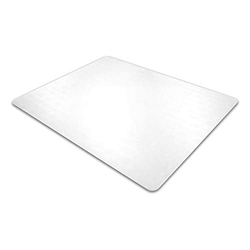 Floortex Cleartex Enhanced Polymer Rectangular Chair Mat for Hard Floors - 48" x 51"