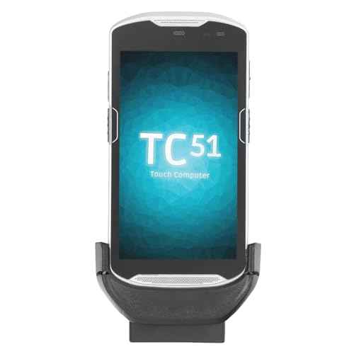 TC51 USB-C Charger for Zebra TC510k TC52 TC56 TC57 Handheld Barcode Scanner Mobile Computer, Type-C Interface Clip On Charger for Convenient and Safe Charging (ADPTR-TC56-USBC-01)
