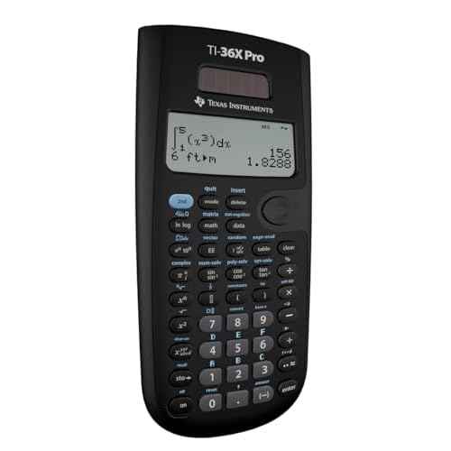 Texas Instruments TI-36X Pro Engineering/Scientific Calculator | 9.7 Inch | Black.