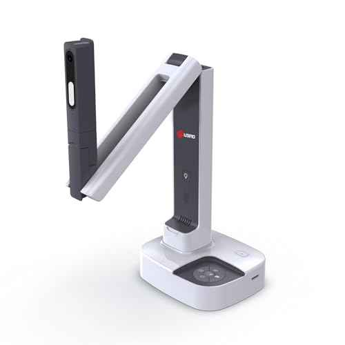 JOYUSING V513 HDMI/USB 13MP Dual Mode Document Camera for Teacher, Auto Focus, LED Light for Real-time Projection, Video Recording, Distance Learning, Works with and Without a Compute