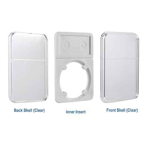 20-Pack Coin Slab Display Holder, Storage Case for Morgan, Peace, IKE Silver 38mm Dollar Coin, Organize Your Coin Collection with Clear Acrylic Cases