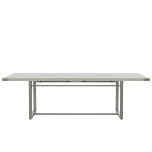 Safco Mirella Conference Table Sitting Height - 8' White Ash