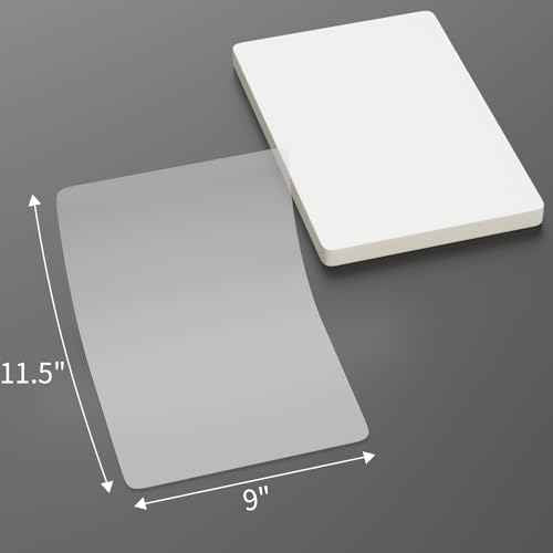 Clear Thermal Laminating Pouches ? 9 x 11.5 Inch, 5 mil Thick (500 Pack) ? Professional-Grade Lamination Sheets for Documents, Photos & Crafts ? Fits 8.5 x 11 Letter Size Paper - [5mil 500 Packs]