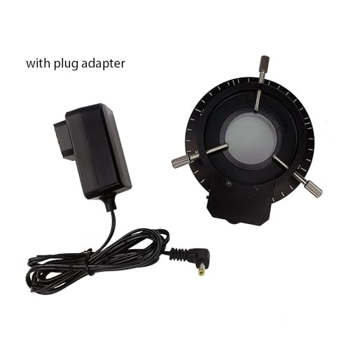 LED Ring Light for Microscope Illumination Polarized 62mm Diameter Lab Equipment