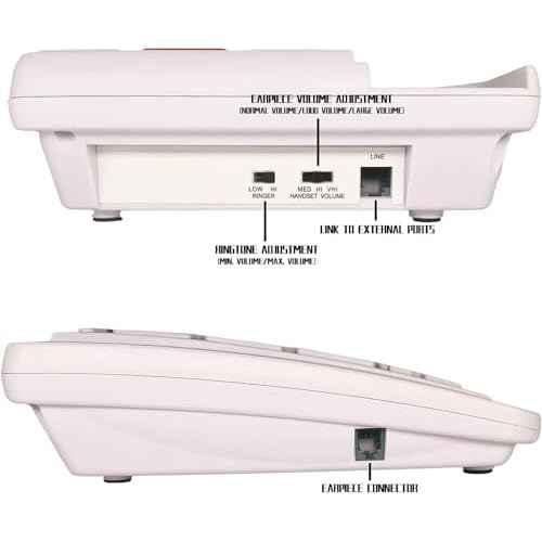 Large Button Phones for Seniors - Big Button Telephone with SOS Emergency Dial, Extra Loud Volume, Hearing Aid Compatible, Easy Operation for Elderly