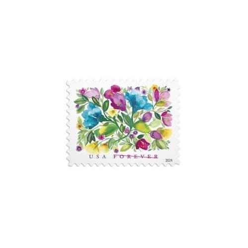 Celebration Blooms 2024 (Sheet of 20) First-Class Mail Forever Postage Stamps