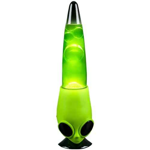 Rhode Island Novelty 13 Inch Alien Head Wax Motion Lamp