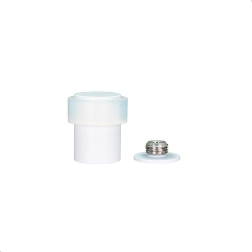 EVI Door Stoppers | Stainless Steel Door Stop - Screw Fastening - Protector Rubber - 0.95 x 1.38 Inch White Door Stopper