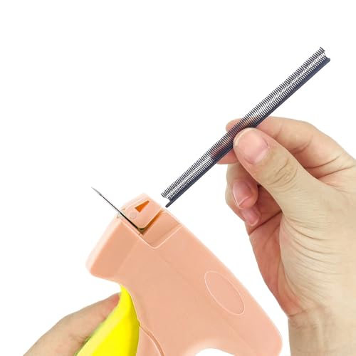 Micro Stitch Fasteners Kit 0.18 inch (4.5 mm) 3000 pcs for Mini Sewing Gun – Black/White/Transparent