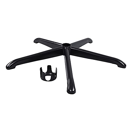 28inch Heavy Duty Gaming Office Chair Base Replacement Parts Kits Reinforced Sturdy Metal Legs with 5 Casters Universal Size