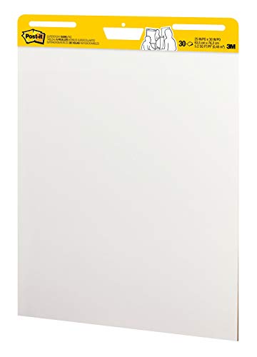Post-it Super Sticky Easel Pad - Standard, 25 x 30 in, White, 2 Pads