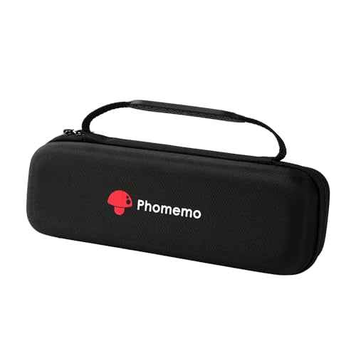 Phomemo Carrying Case, Compatible with TATTMUSE A285M/M832/M834/M835/M832D Portable Printers - Wireless Mobile Travel Storage for Printer, Paper & USB Cable - Box Only