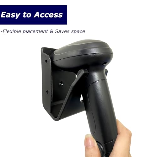 YurMemo Universal Barcode Scanner Holder Wall Mount - Model Holder-A1 for Zebra & Most Scanners