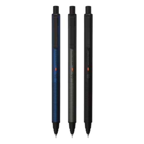 Uni Kuru Toga Metal Mechanical Pencil, Auto Lead Rotation, 0.5mm Fine Point, All-Metal Body, Nocturne Black, M5KH1P.24