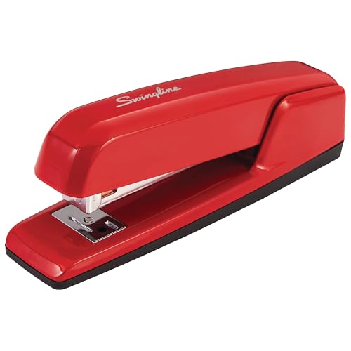 Swingline 747 Business Stapler 30-Sheet Capacity, Jam-Free Metal, Rio Red (Pack of 1)