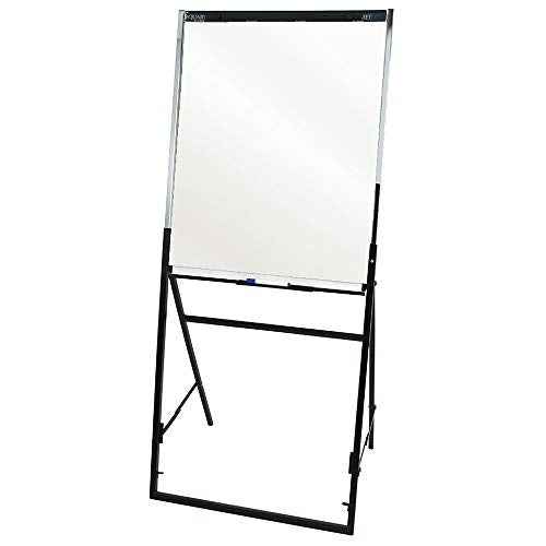 Quartet Futura¢â Non-Magnetic Dry-Erase Whiteboard/Flipchart Easel, 26" x 35", Steel Frame With Black Finish