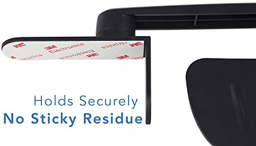 Mount-It! Monitor Document Holder Clip with 360° Swivel & Adhesive Mount